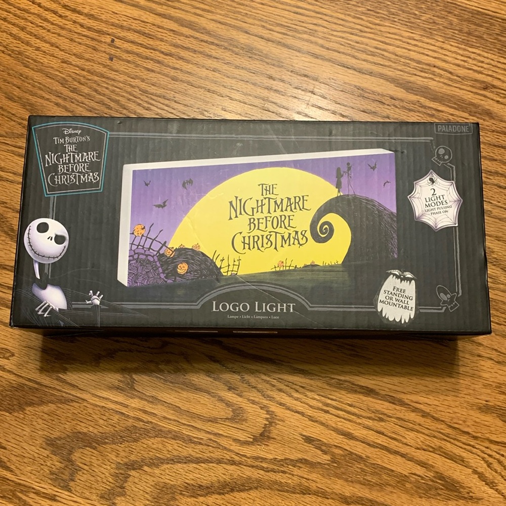 Nightmare Before Christmas Logo Light
